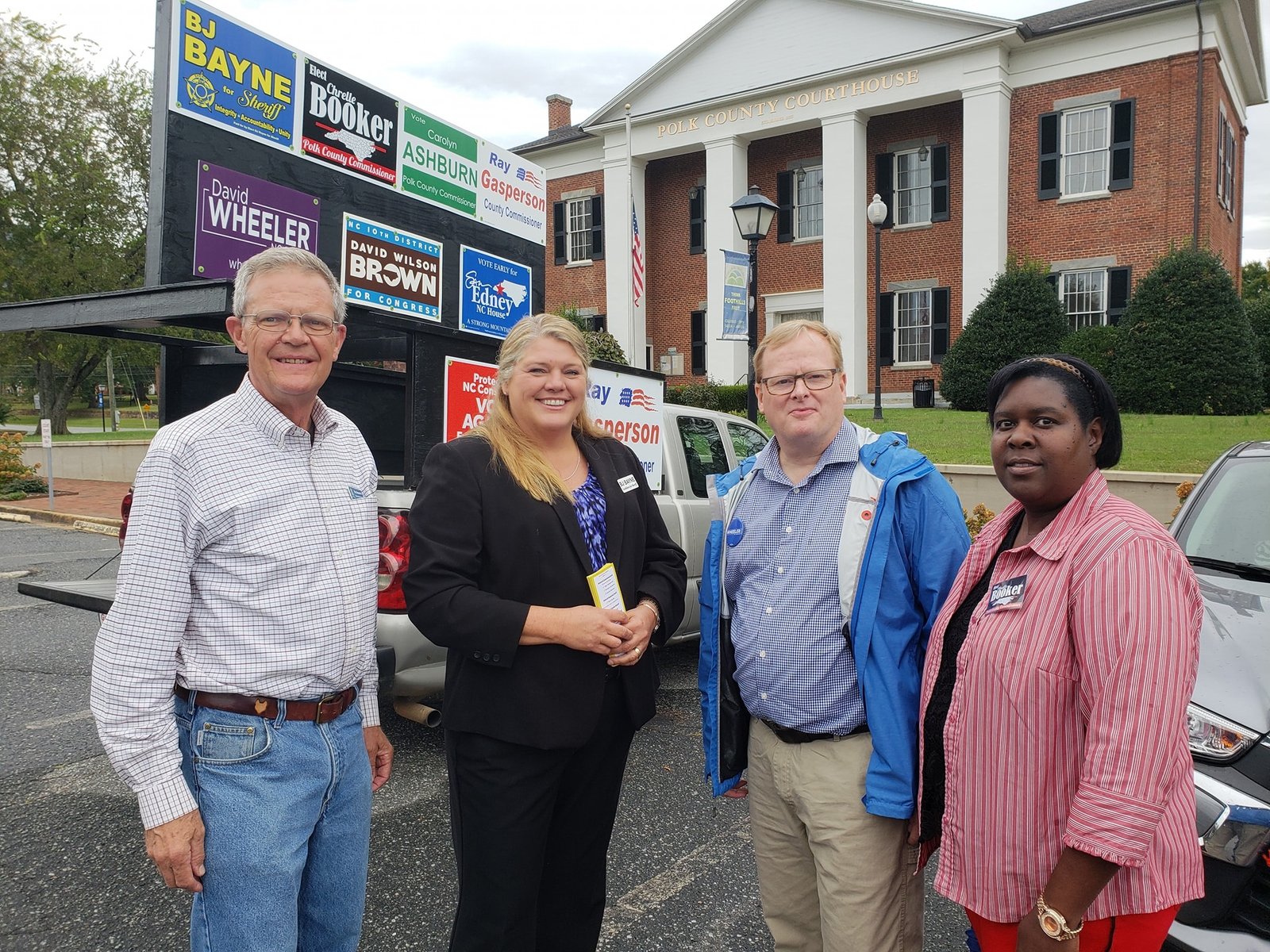 David B. Wheeler with Polk County Democratic candidates