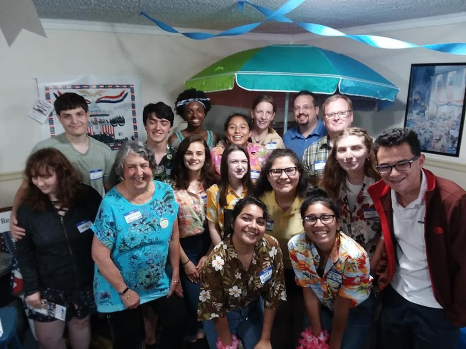 David B. Wheeler with Young Democrats